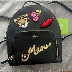 Kate Spade Meow Cheetah Backpack